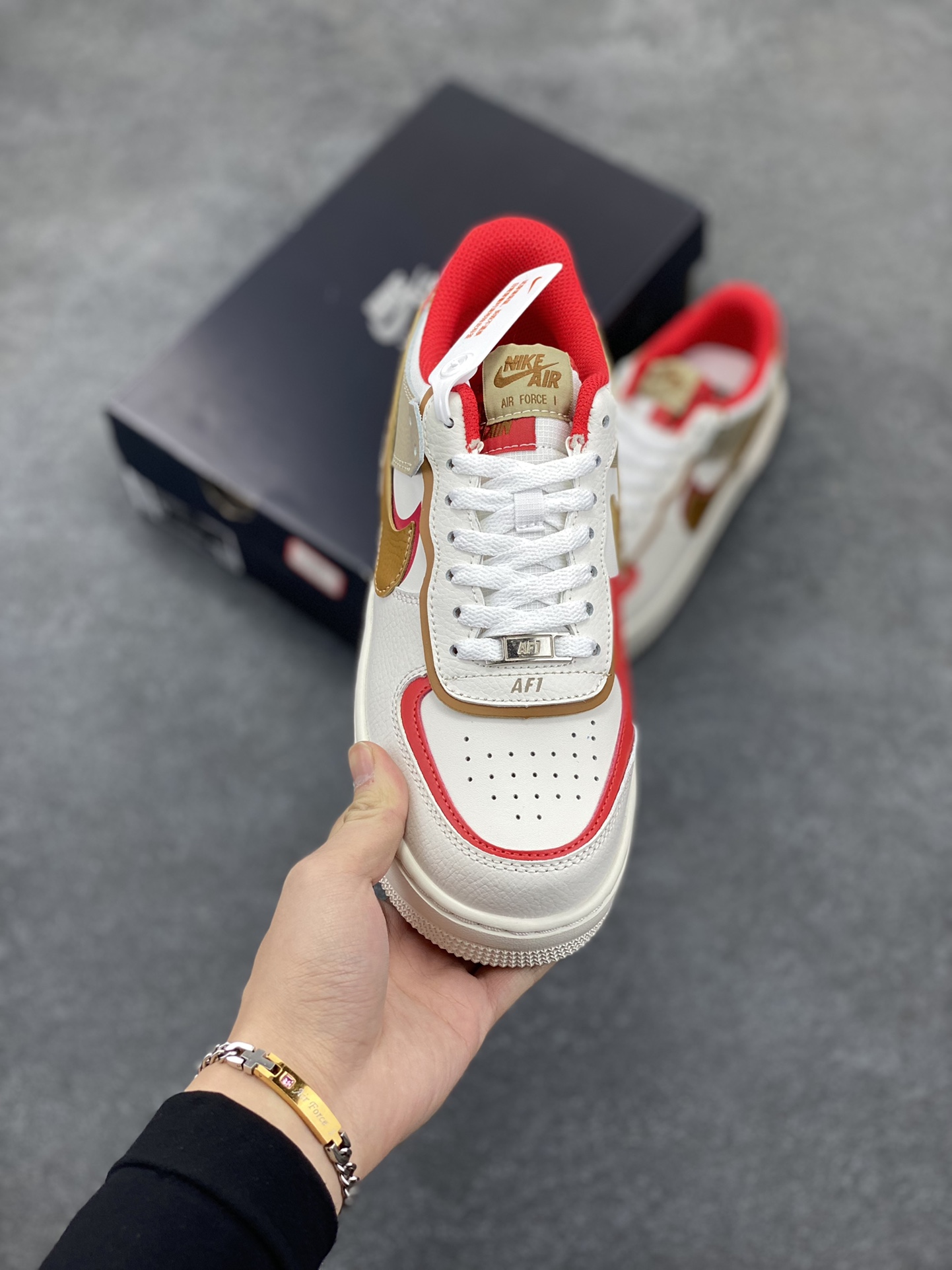 图片[2]-NK Air Force 1 Shadow 轻量增高低帮百搭板鞋\”拼接马卡龙\” 全新少女系解构主义设计双层轻量EVA发泡中底+防滑RB橡胶外圈底鞋底 原楦头原纸板 打造纯正空军版型 专注外贸渠道 全掌内置蜂窝气垫 原盒配件 原厂中底钢印、拉帮完美 货号： HQ3400-030 尺码：35.5 36 36.5 37.5 38 38.5 39 40 40.5 41 42-选品中心