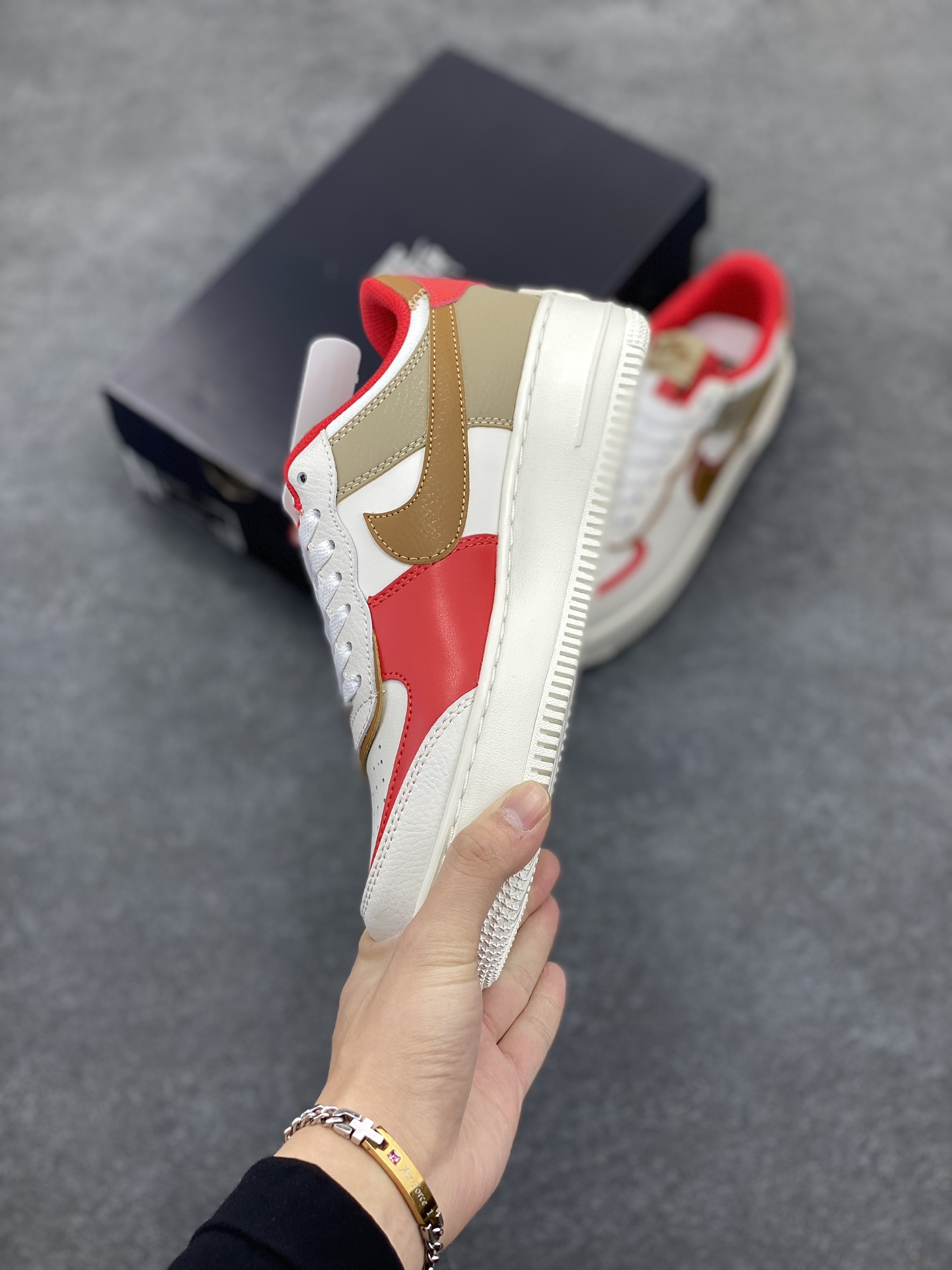 图片[3]-NK Air Force 1 Shadow 轻量增高低帮百搭板鞋\”拼接马卡龙\” 全新少女系解构主义设计双层轻量EVA发泡中底+防滑RB橡胶外圈底鞋底 原楦头原纸板 打造纯正空军版型 专注外贸渠道 全掌内置蜂窝气垫 原盒配件 原厂中底钢印、拉帮完美 货号： HQ3400-030 尺码：35.5 36 36.5 37.5 38 38.5 39 40 40.5 41 42-选品中心