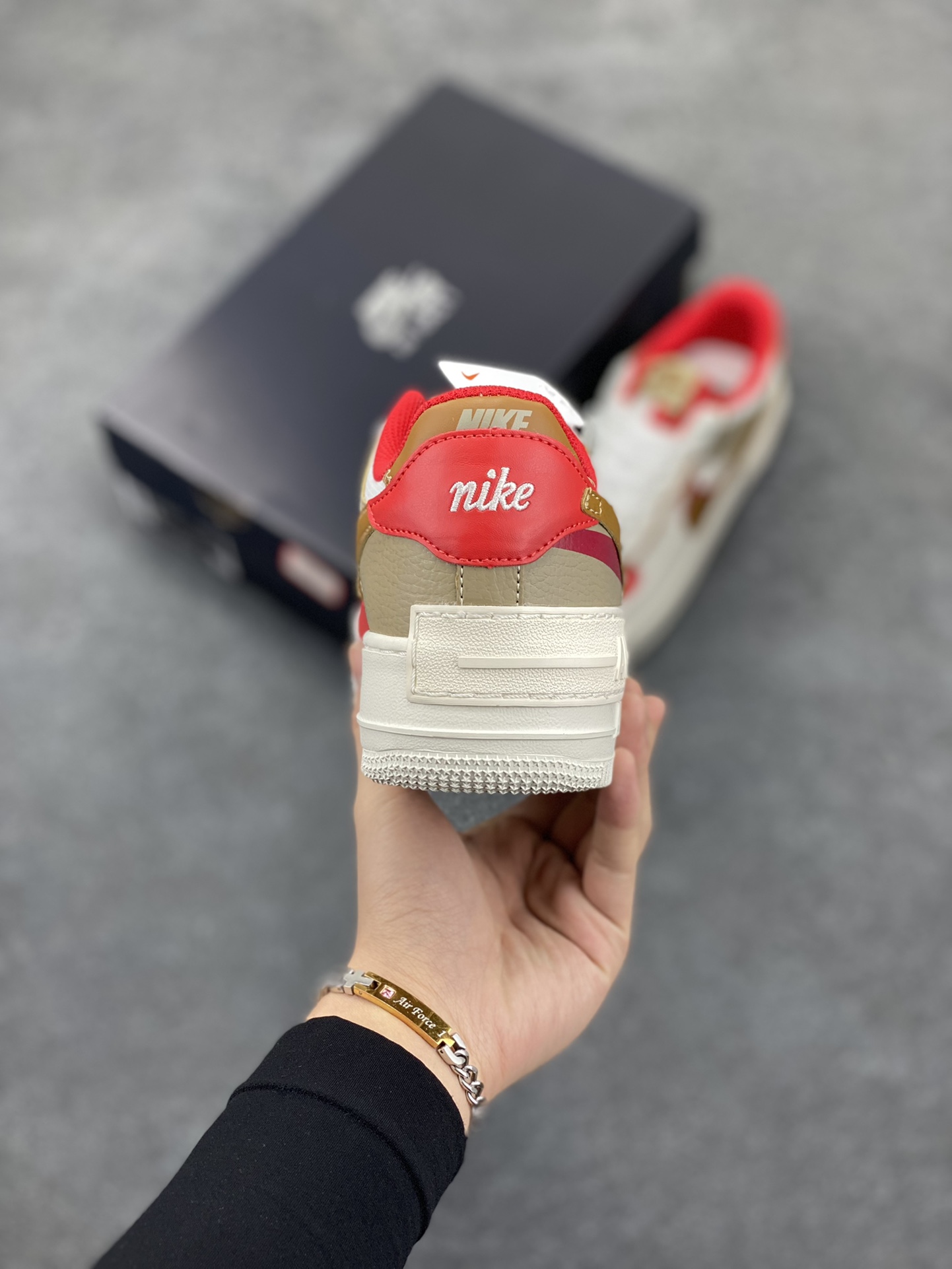 图片[4]-NK Air Force 1 Shadow 轻量增高低帮百搭板鞋\”拼接马卡龙\” 全新少女系解构主义设计双层轻量EVA发泡中底+防滑RB橡胶外圈底鞋底 原楦头原纸板 打造纯正空军版型 专注外贸渠道 全掌内置蜂窝气垫 原盒配件 原厂中底钢印、拉帮完美 货号： HQ3400-030 尺码：35.5 36 36.5 37.5 38 38.5 39 40 40.5 41 42-选品中心