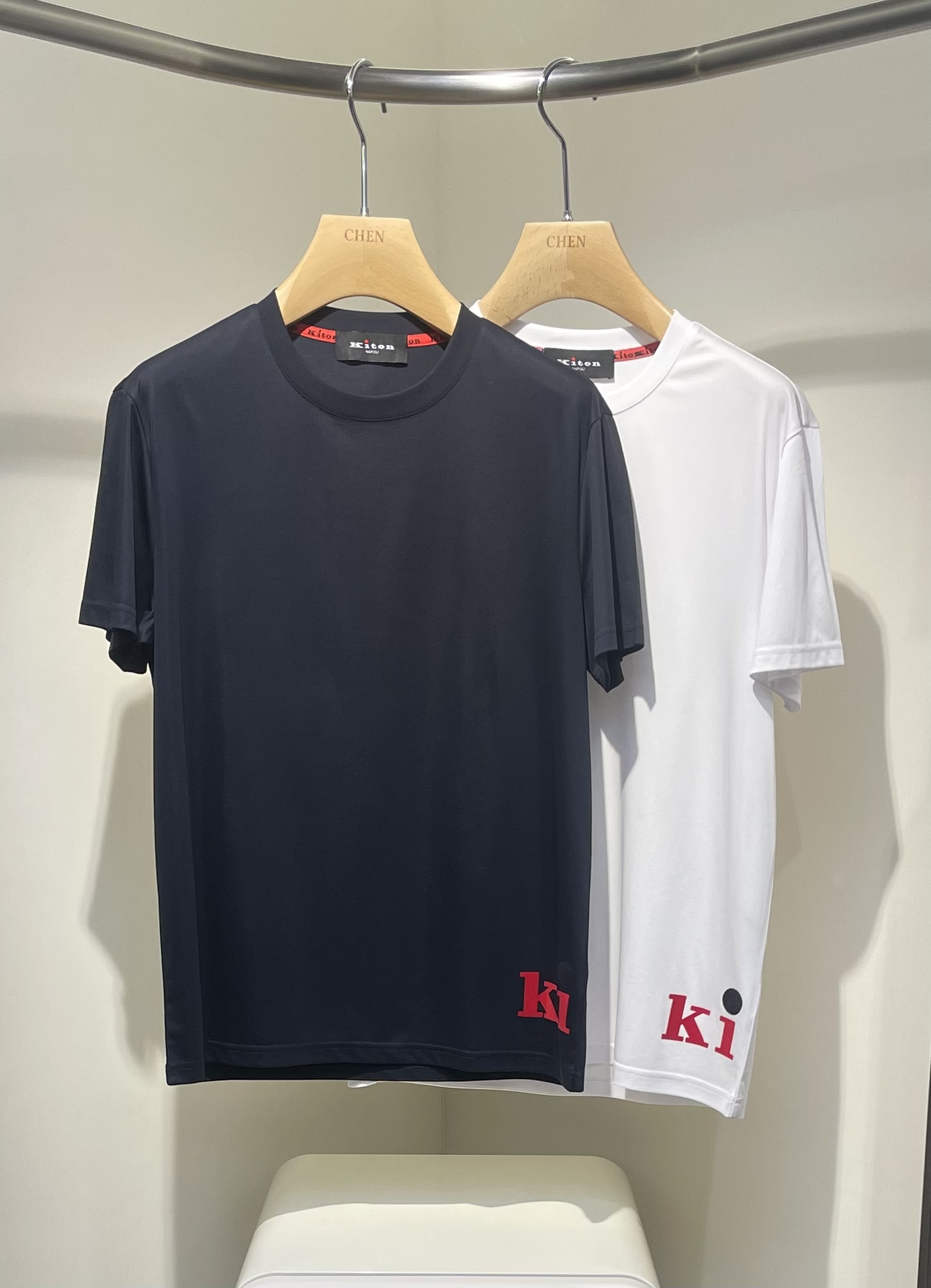 NO:160592,. 2025New New·New Homework Customized Fabric Short Sleeve Color Navy White Number of Codes 48-56,,T-shirt,alexander wang19860909. 2025New New·新作业 定制面料短袖 颜色 藏青 白 码数 48-56,,T-shirt,alexander wang,Men's clothing