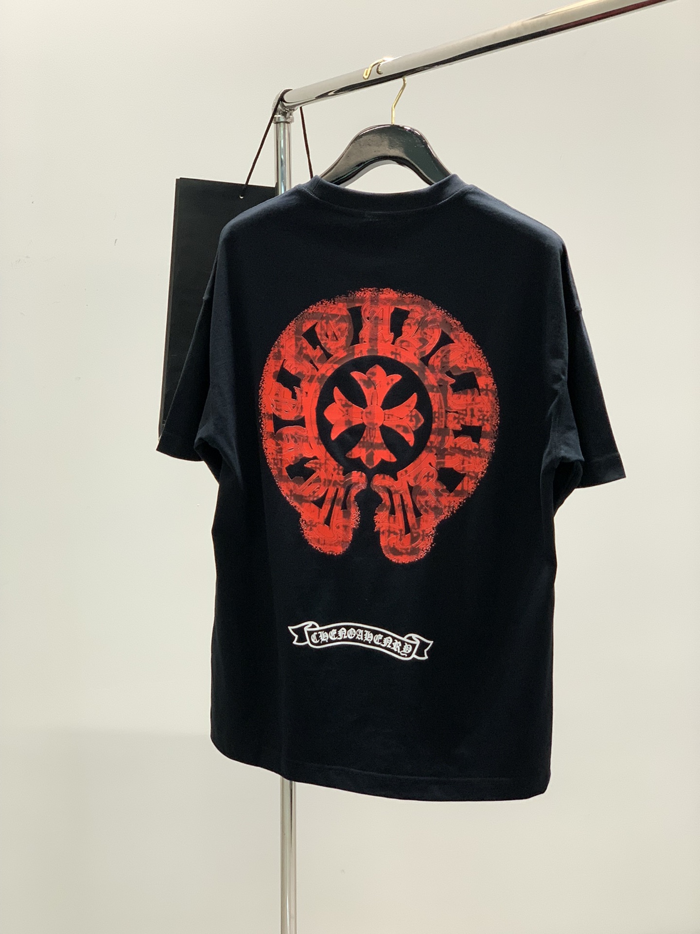 ，，Chrome Hearts 克罗心，2025春夏新品，专柜同步有售，原单狠货，时尚休闲圆领短袖T恤，