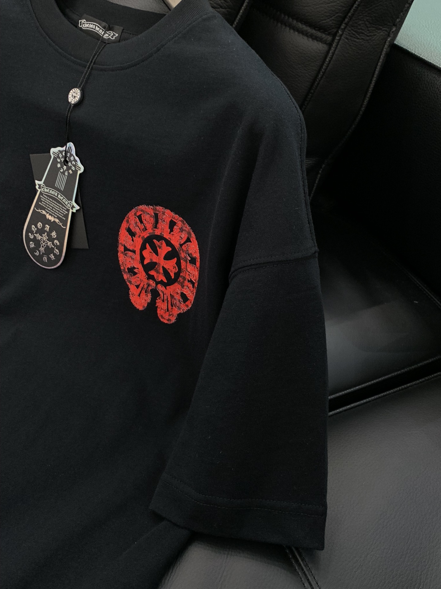 ，，Chrome Hearts 克罗心，2025春夏新品，专柜同步有售，原单狠货，时尚休闲圆领短袖T恤，