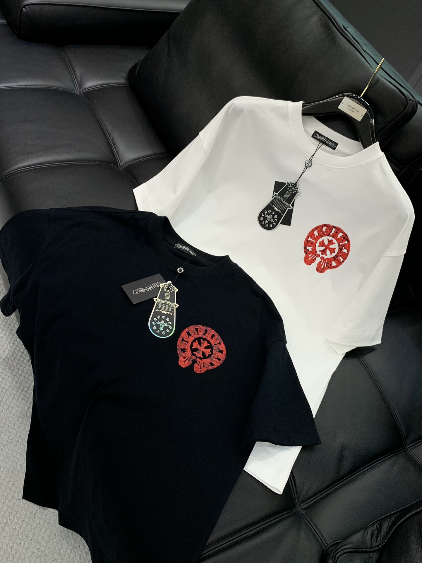 ，，Chrome Hearts 克罗心，2025春夏新品，专柜同步有售，原单狠货，时尚休闲圆领短袖T恤，