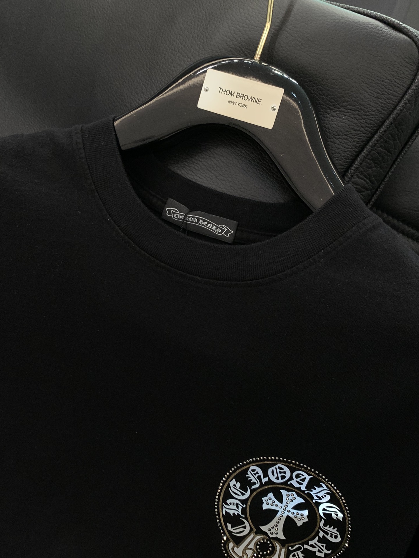 ，，Chrome Hearts 克罗心，2025春夏新品，专柜同步有售，原单狠货，时尚休闲圆领短袖T恤，
