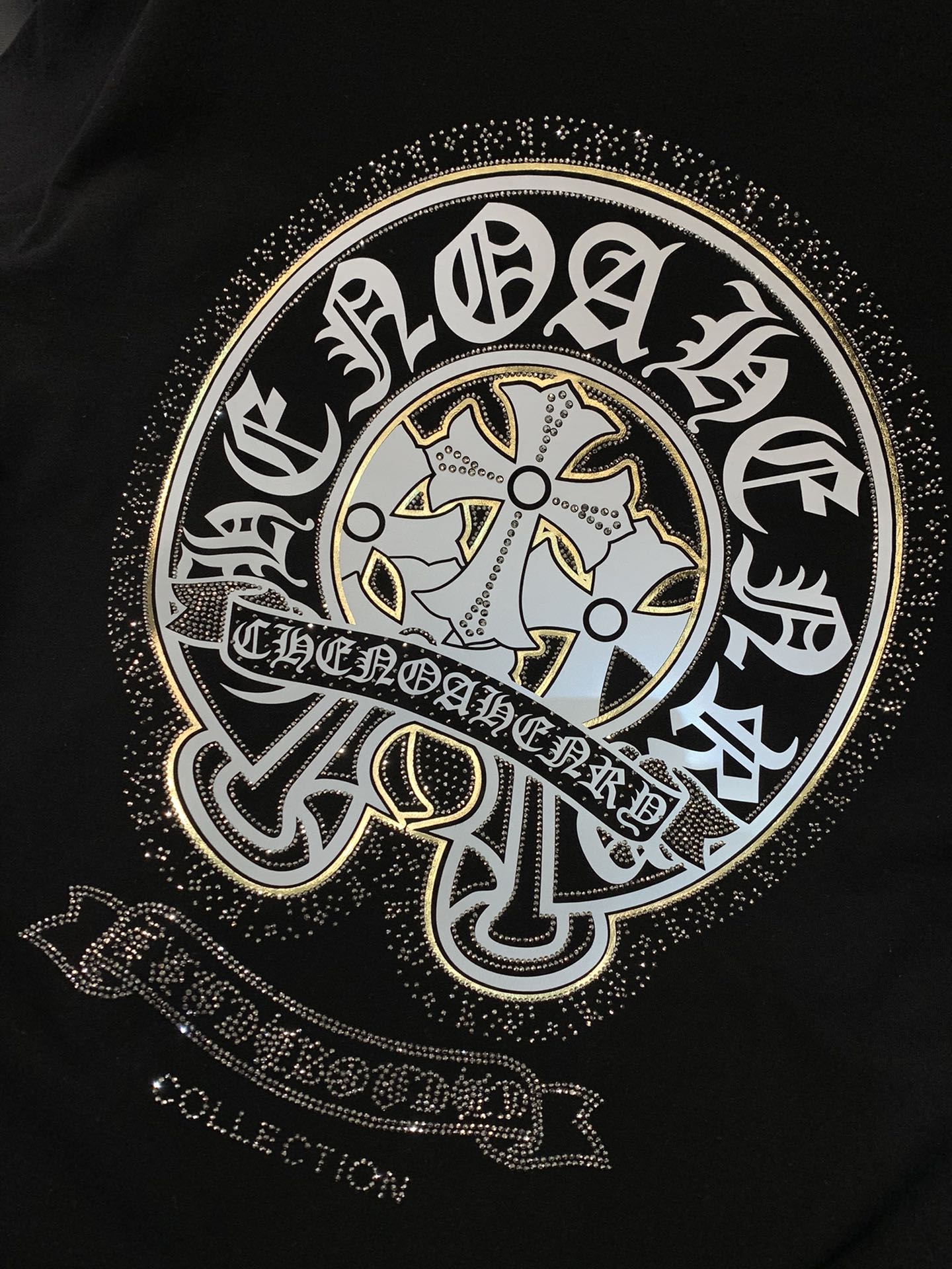 ，，Chrome Hearts 克罗心，2025春夏新品，专柜同步有售，原单狠货，时尚休闲圆领短袖T恤，