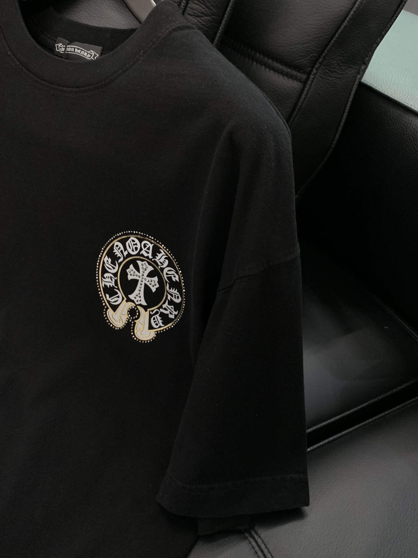 ，，Chrome Hearts 克罗心，2025春夏新品，专柜同步有售，原单狠货，时尚休闲圆领短袖T恤，
