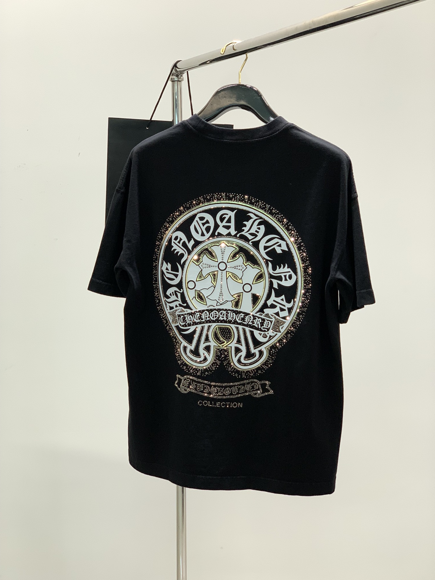 ，，Chrome Hearts 克罗心，2025春夏新品，专柜同步有售，原单狠货，时尚休闲圆领短袖T恤，