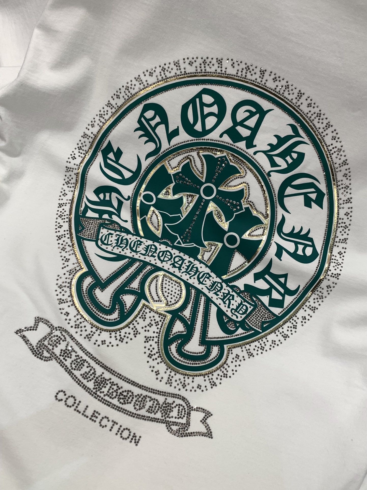 ，，Chrome Hearts 克罗心，2025春夏新品，专柜同步有售，原单狠货，时尚休闲圆领短袖T恤，