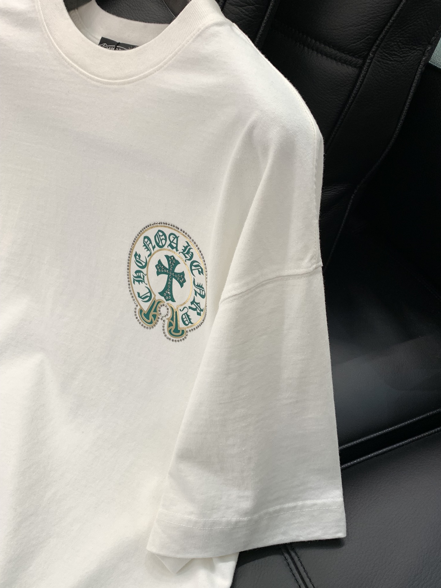 ，，Chrome Hearts 克罗心，2025春夏新品，专柜同步有售，原单狠货，时尚休闲圆领短袖T恤，