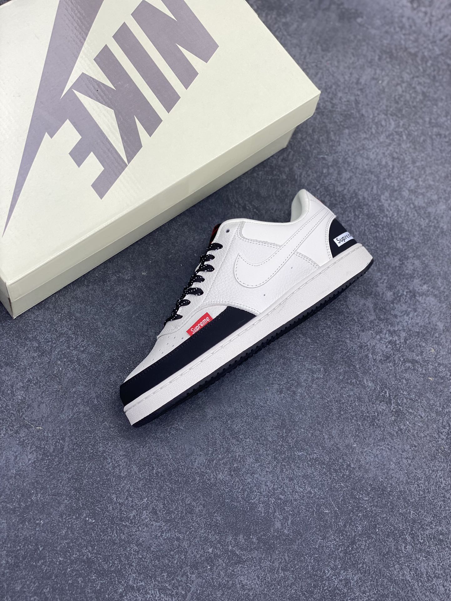 图片[7]-海外爆款 ZP订单 NIKE EBERNON Low prm 小空军低帮百搭透气休闲运动板鞋 独家头层版本 原数据独家私模大底 纯正版型 清洁度完美 货号：FD5188-127 尺码：36 36.5 37.5 38 38.5 39 40 40.5 41 42 42.5 43 44 44.5 45-选品中心