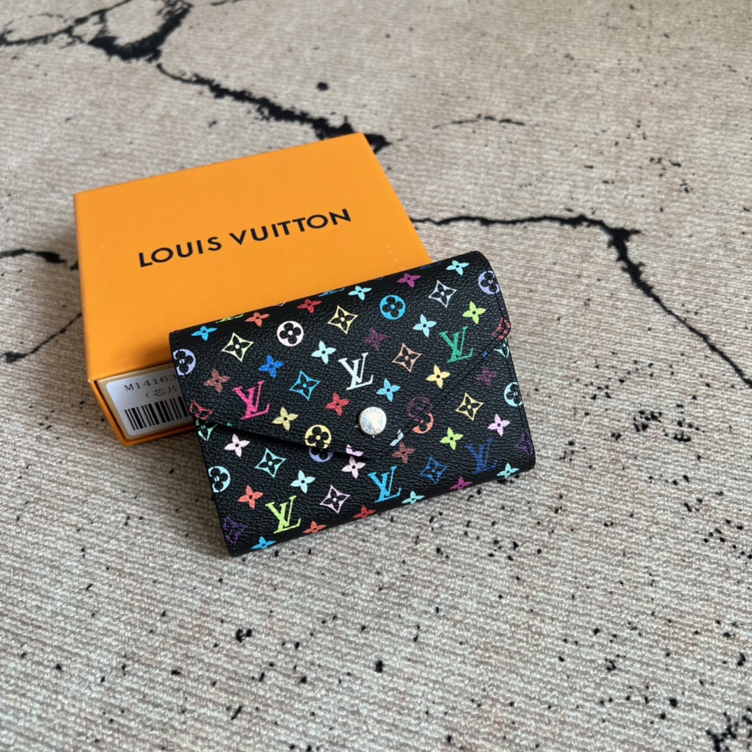 芯片版💕顶级原单 M14163黑彩 這款復刻版Louis Vuitton x Murakami系列的Vi