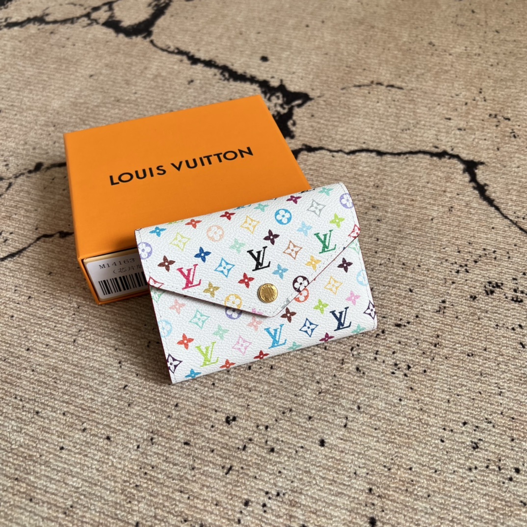 芯片版💕顶级原单 M14163白彩 這款復刻版Louis Vuitton x Murakami系列的Vi