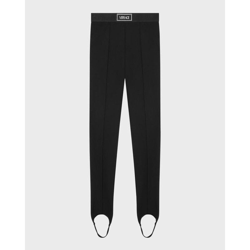 NO:308733,Model number D25010913 VERSAC* new style, letter logo on chest, logo, webbing spliced ​​stretch tight leggings!  Black, leopard pattern, (M size waist circumference 62~72 elastic, trouser length 103), versace, alexander wang19860909款号D25010913 VERSAC*新款 胸前字母logo印花标志织带拼接弹力紧身踩脚裤打底裤！黑色,豹纹色,（M码腰围62～72松紧,裤长103）,,versace,alexander wang,Women's clothing