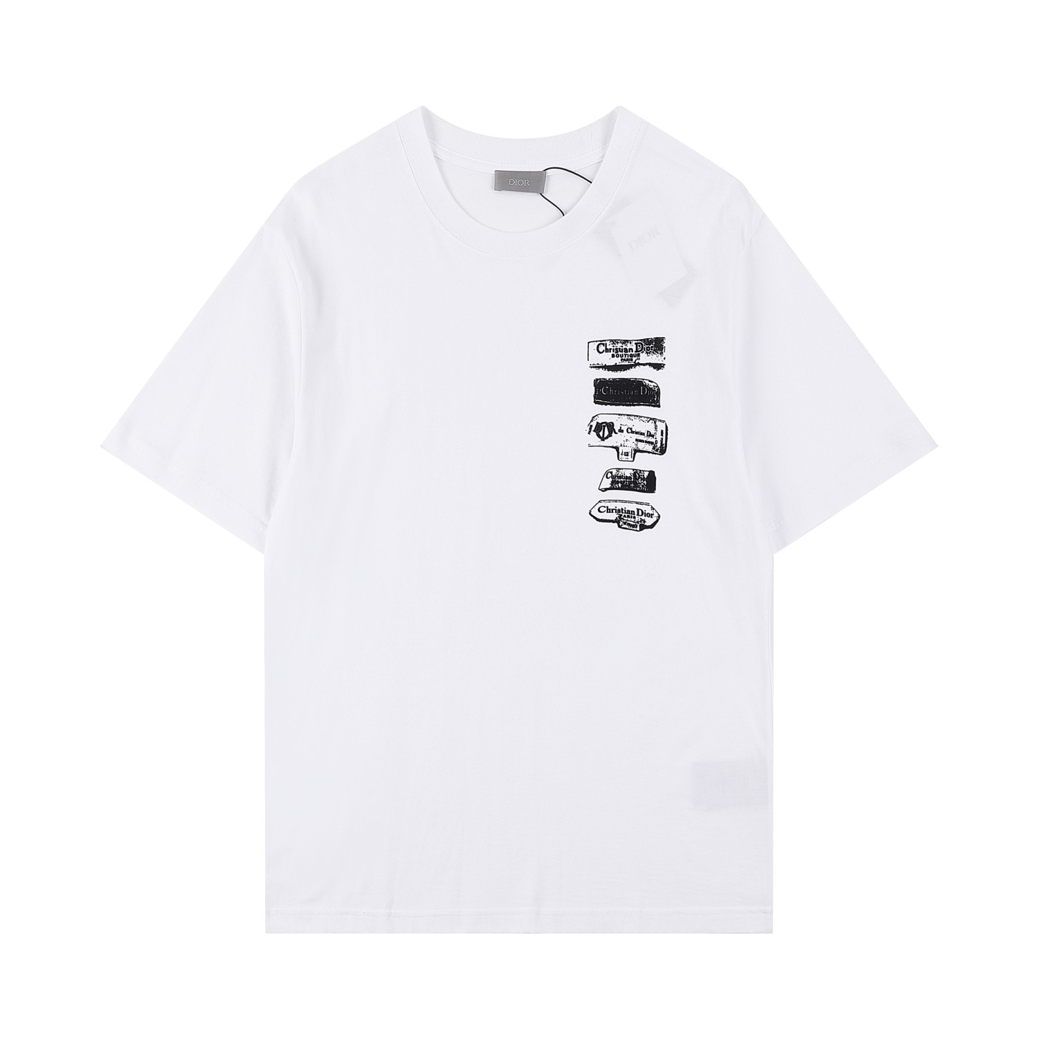 DIO Di* 2025SS nueva camiseta de primavera y verano. Confeccionado en tejido jersey 100% algodón. Decorado con el logot…