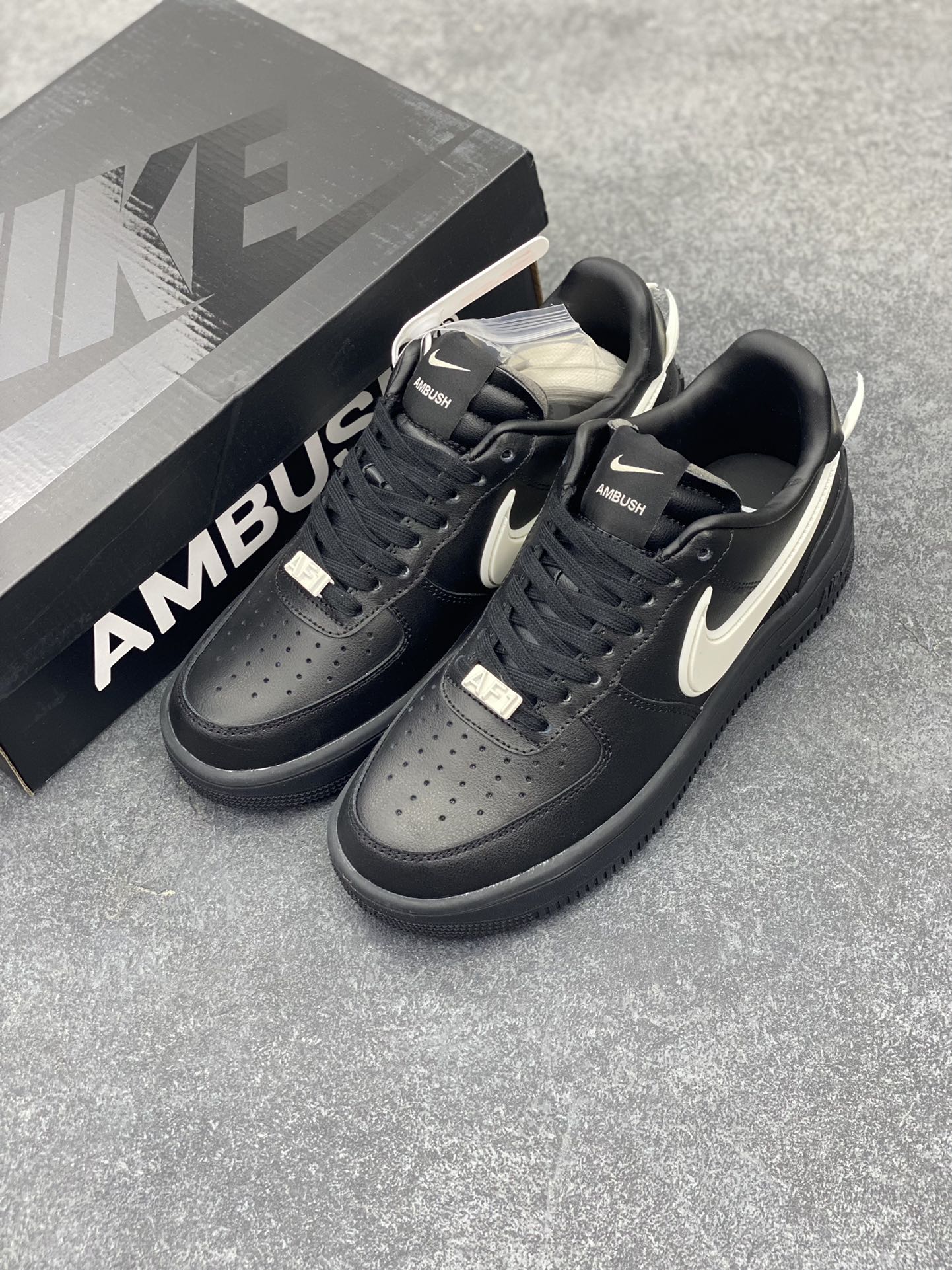 图片[8]-韩裔美籍设计师Yoon Ahn主理时尚品牌AMBUSH x Nike Air Force 1 Low SP\”Phantom\”空军一号宽底版系列低帮百搭休闲运动板鞋 货号：DV3464-001 尺码：36 36.5 37.5 38 38.5 39 40 40.5 41 42 42.5 43 44 44.5 45-选品中心