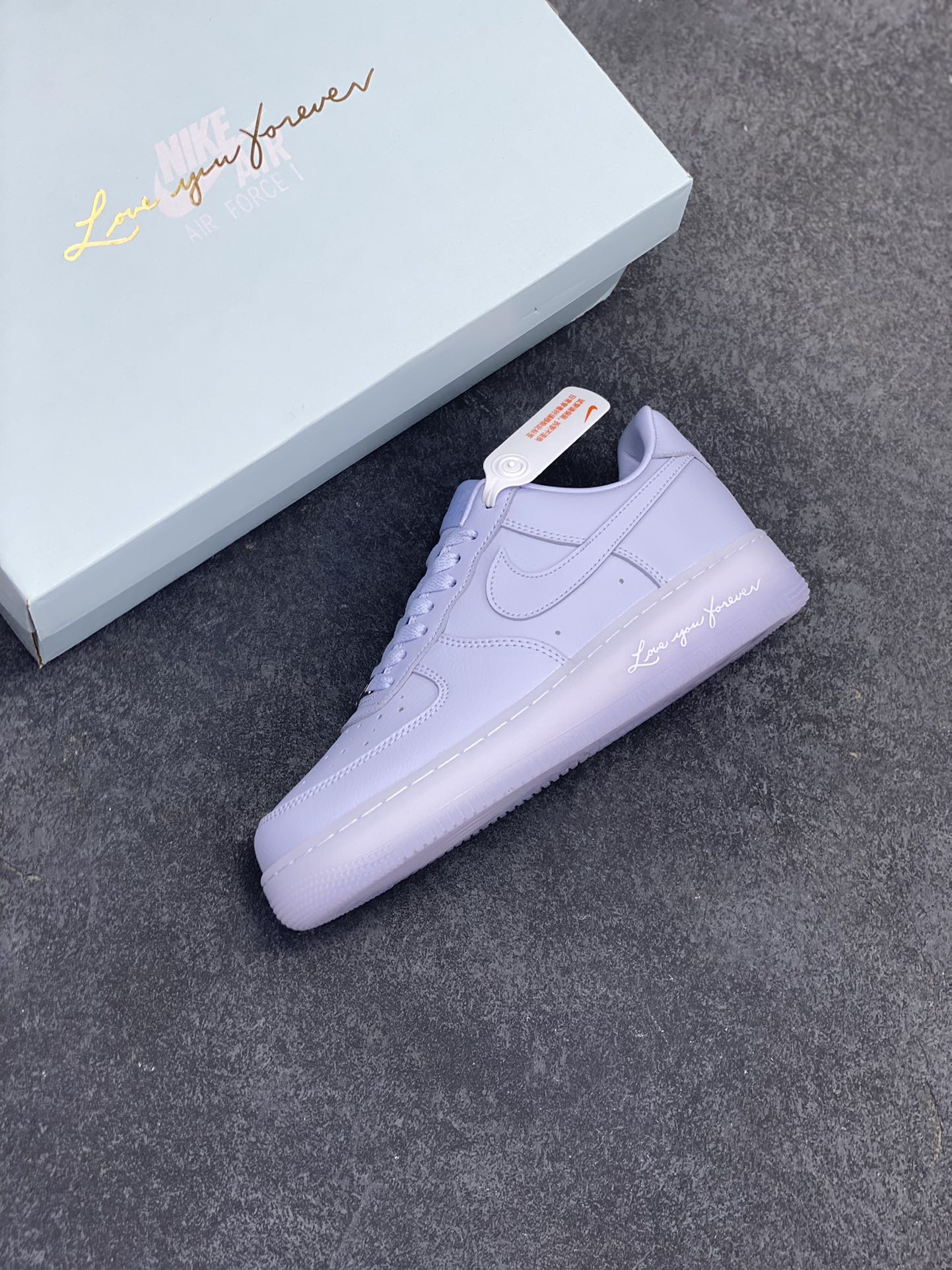 图片[7]-Nike Air Force 1 07 low空军一号 蓝荔枝纹水晶 板鞋 原楦头原纸板 打造纯正空军版型#专注外贸渠道 全掌内置蜂窝气垫 #原盒配件 原厂中底钢印、拉帮完美 货号：CZ8065-500 尺码：36 36.5 37.5 38 38.5 39 40 40.5 41 42 42.5 43 44 44.5 45-选品中心