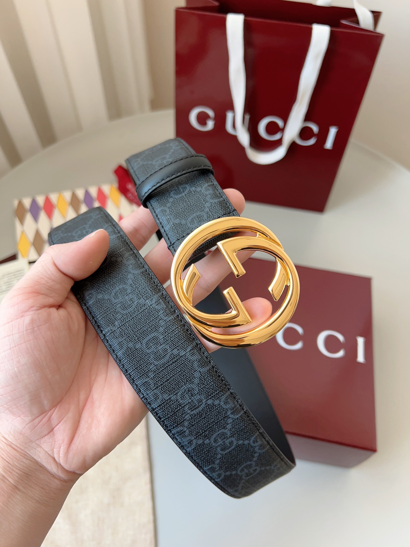  Gucci古驰🇫🇷法国原厂皮料，黑帆布/原厂硅胶 品质毋庸置疑 没有更好 只有最好  尺寸4.0厘米