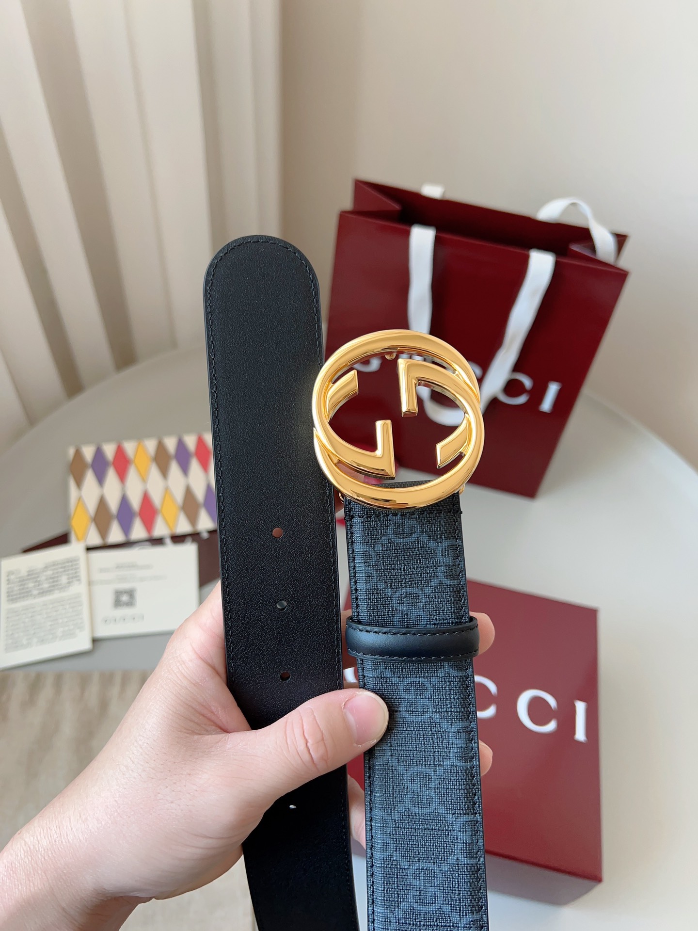  Gucci古驰🇫🇷法国原厂皮料，黑帆布/原厂硅胶 品质毋庸置疑 没有更好 只有最好  尺寸4.0厘米