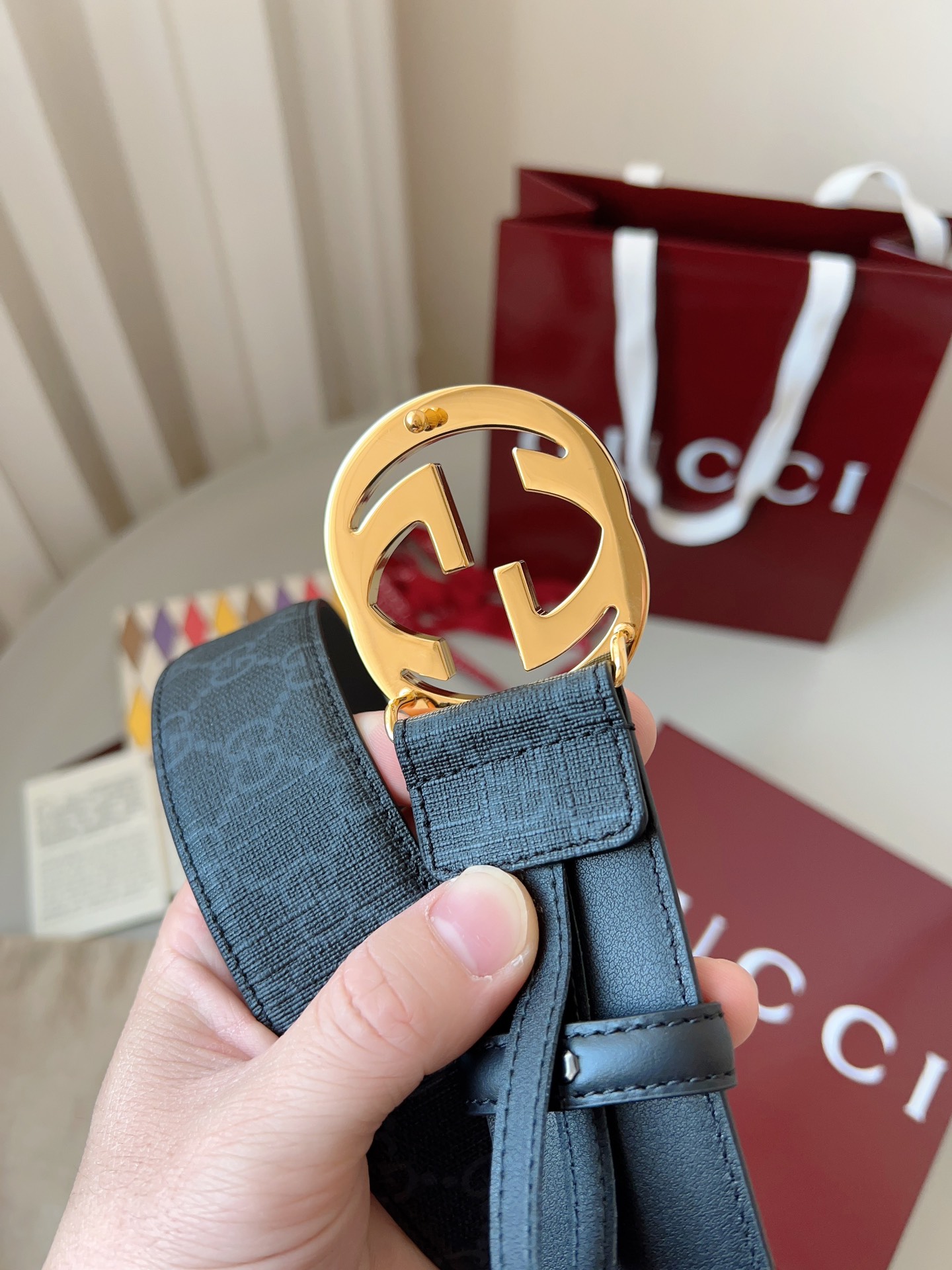  Gucci古驰🇫🇷法国原厂皮料，黑帆布/原厂硅胶 品质毋庸置疑 没有更好 只有最好  尺寸4.0厘米