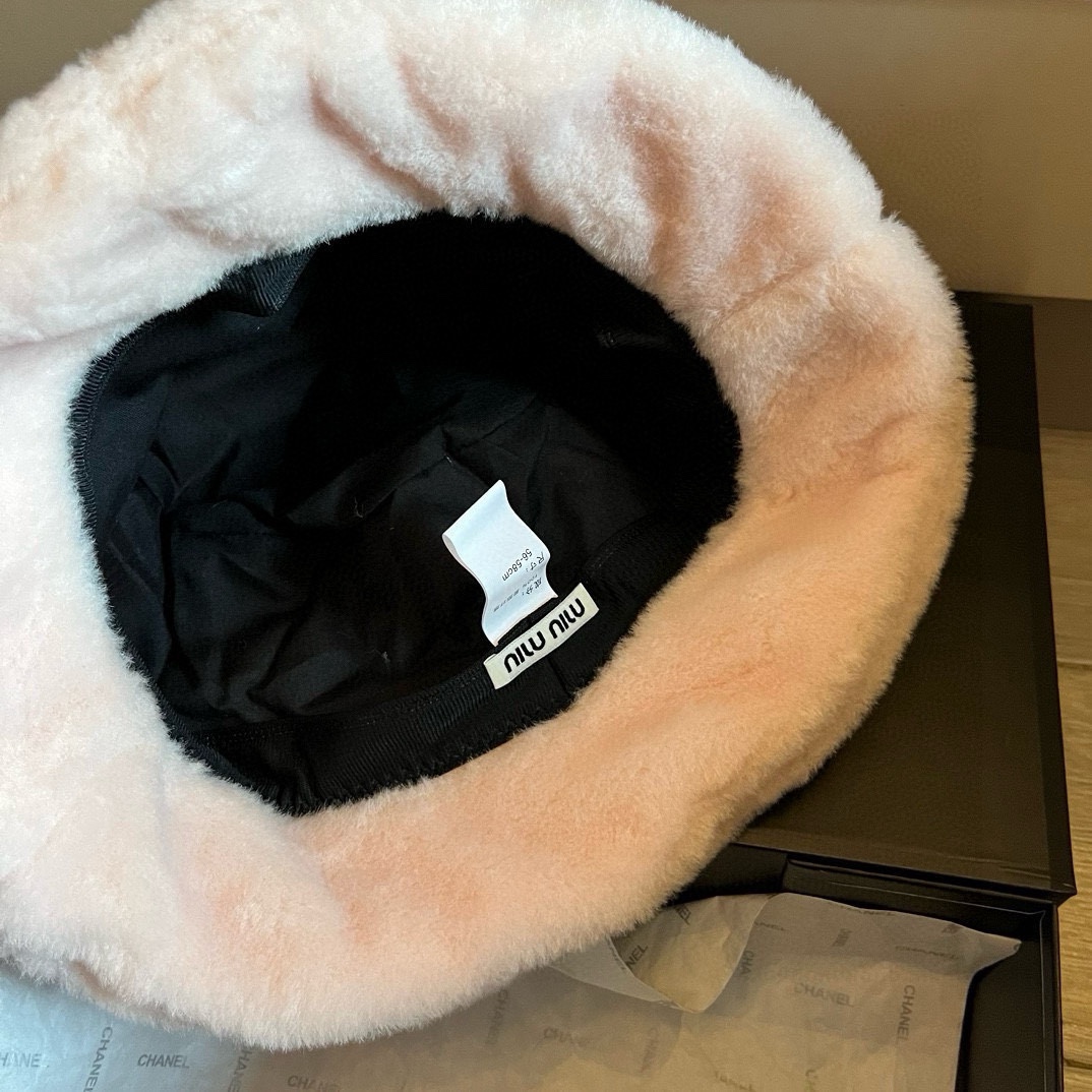 the hat. miumiu, the lamb scarf hat - 图片 6