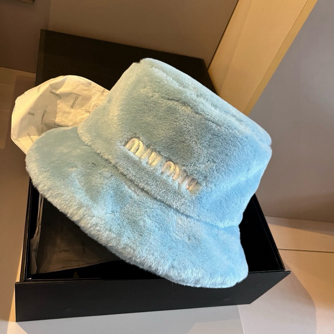 the hat. miumiu, the lamb scarf hat - 图片 4