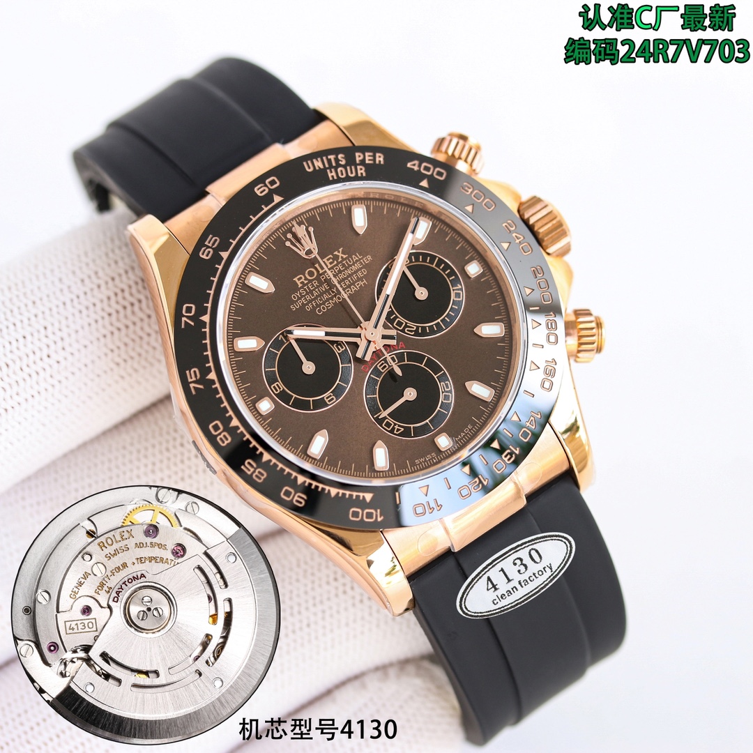 NO:147427,Unified The strongest version, new products of CLEAN/C factory, Rolex Ditona series movement version, Panda Ditona uses 904L material, uses a regular movement all-in-one machine, quality assurance (non-small factory modified movement), recognize the latest version code 24R7V703, buckle B98. ar strap clean dial/*dead white* only version clean ceramic ring buff factory pointer Thickness 12.2 Features of this watch The place where the glass and the case are connected completely transparent, no white edges can be seen The edge of the glass is curved to the same as the original, the glass convex height of the ceramic ring is the same as the original -------------------------------------------------------------------------------------------------------------------------------------------------------------------------------------------------------------------------------------------------------------------------------------------------------------------------------------------------  The font nails are rounded with corners. The luminous filling height is moderate. The brightness is also OK. The font printing is three-dimensional. The size of the small black circle is consistent with the original. The place where the strap and the case are connected. The top is seamless. The sharp corners. The strap/case. The fitting is seamless. The strap/case. The head particle. The top is flat with the case. The tail is slightly sunken. The strap/case. The head particle. The bottom is sunken. The head particle. The bottom is sunken. The same as the original. The three-code is in one. The watch code is 24R7V703. The watch button code, B98. Quality assurance. The christian louboutin,rolex.19860909统一 正最强版本,CLEAN/C厂新品,劳力士迪通拿系列机芯版本, 熊猫迪通拿 使用904L材料,采用正机芯一体机,品质保证（非小厂改装机芯）,认准最新版本编码24R7V703,表扣B98. ar表带 clean表盘/*死白色*唯一对版 clean陶瓷圈 buff工厂指针 厚度12.2 本次手表的特点 玻璃和表壳衔接的地方 完全透明,看不到任何白边 玻璃边缘弧形跟原装一致 玻璃凸出陶瓷圈高度 跟原装一样 --------- 陶瓷圈使用clean 字体更加立体圆润 陶瓷圈边缘有轻微圆角 --------- 表盘 唯一一个使用 *死白色*其他都会发黄/发红 后续会放出各大代用字面对比/真假对比 字钉有圆角打磨 夜光填充高度适中 亮度也ok 字体印刷立体 黑色小圈尺寸与原装一致 表带 和表壳衔接的地方 顶部 无缝衔接 尖角那里 表带/表壳 配合 无缝隙 表带/壳 头粒 顶部与表壳持平 尾部略微凹陷 表带/壳 头粒 底部与壳 在头部 呈凹陷状 与原装一致,三码合一,腕表编码24R7V703,腕表扣码,B98,品质保证,,christian louboutin,rolex,Watch