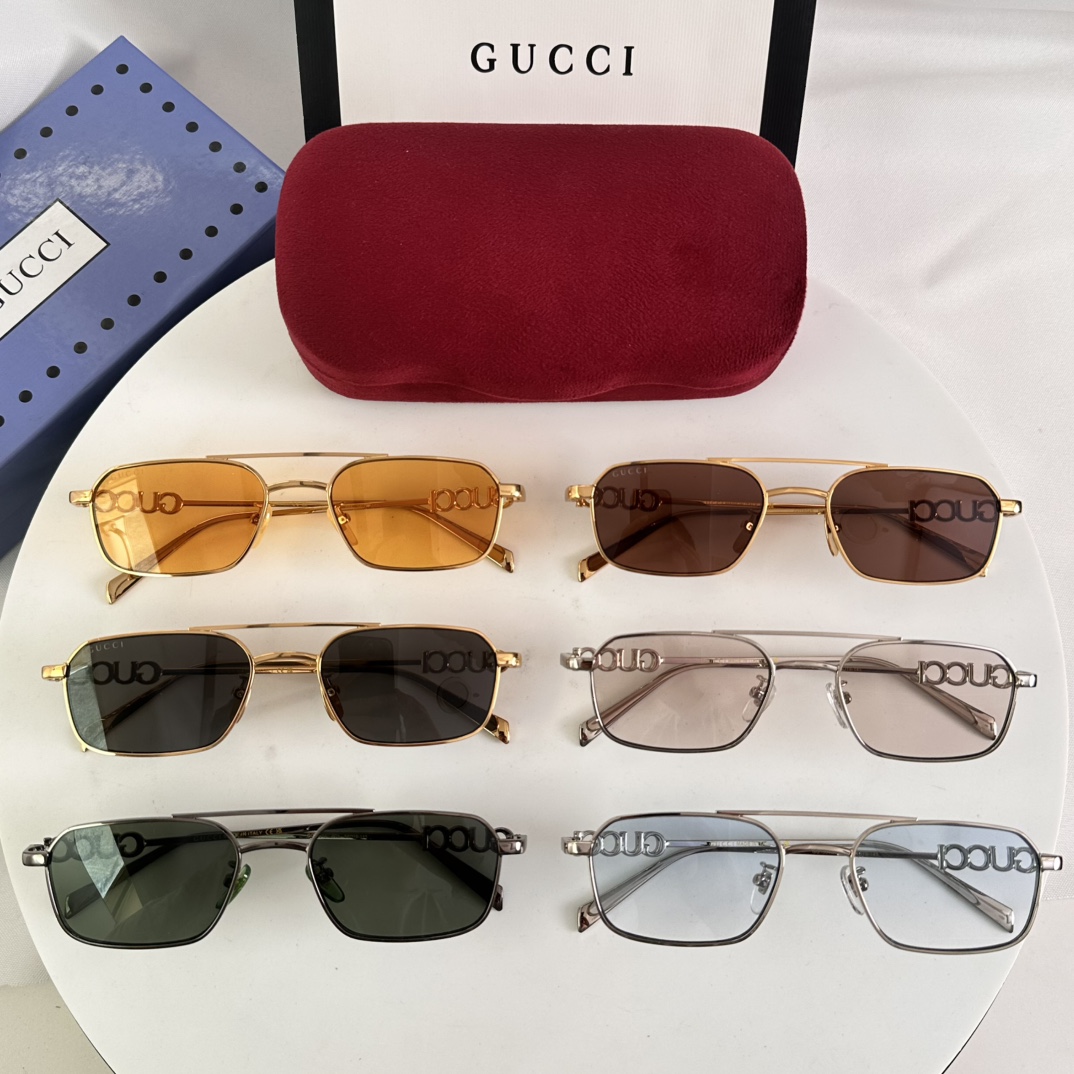 ‼️ 细节图 GUCC*🐝🐝🐝MODEL：GG1804S🐝🐝🐝SIZE：54口19-145🐝🐝🐝