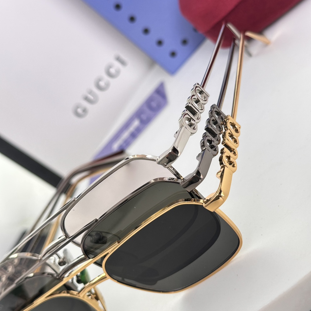 ‼️ 细节图 GUCC*🐝🐝🐝MODEL：GG1804S🐝🐝🐝SIZE：54口19-145🐝🐝🐝