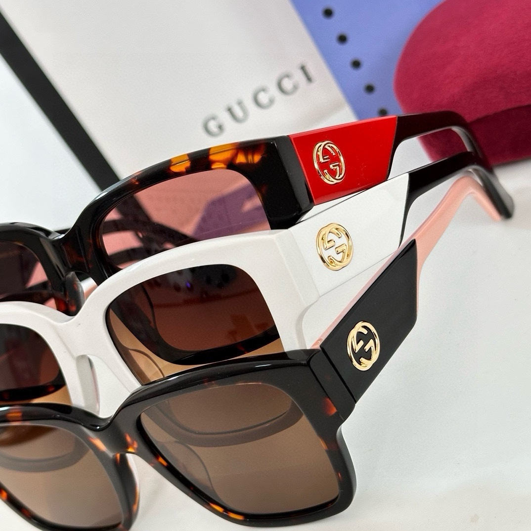 ‼️ 细节图 GUCC*🐝🐝🐝MODEL：GG1663S 🐝🐝🐝SIZE：52口21-145🐝🐝🐝