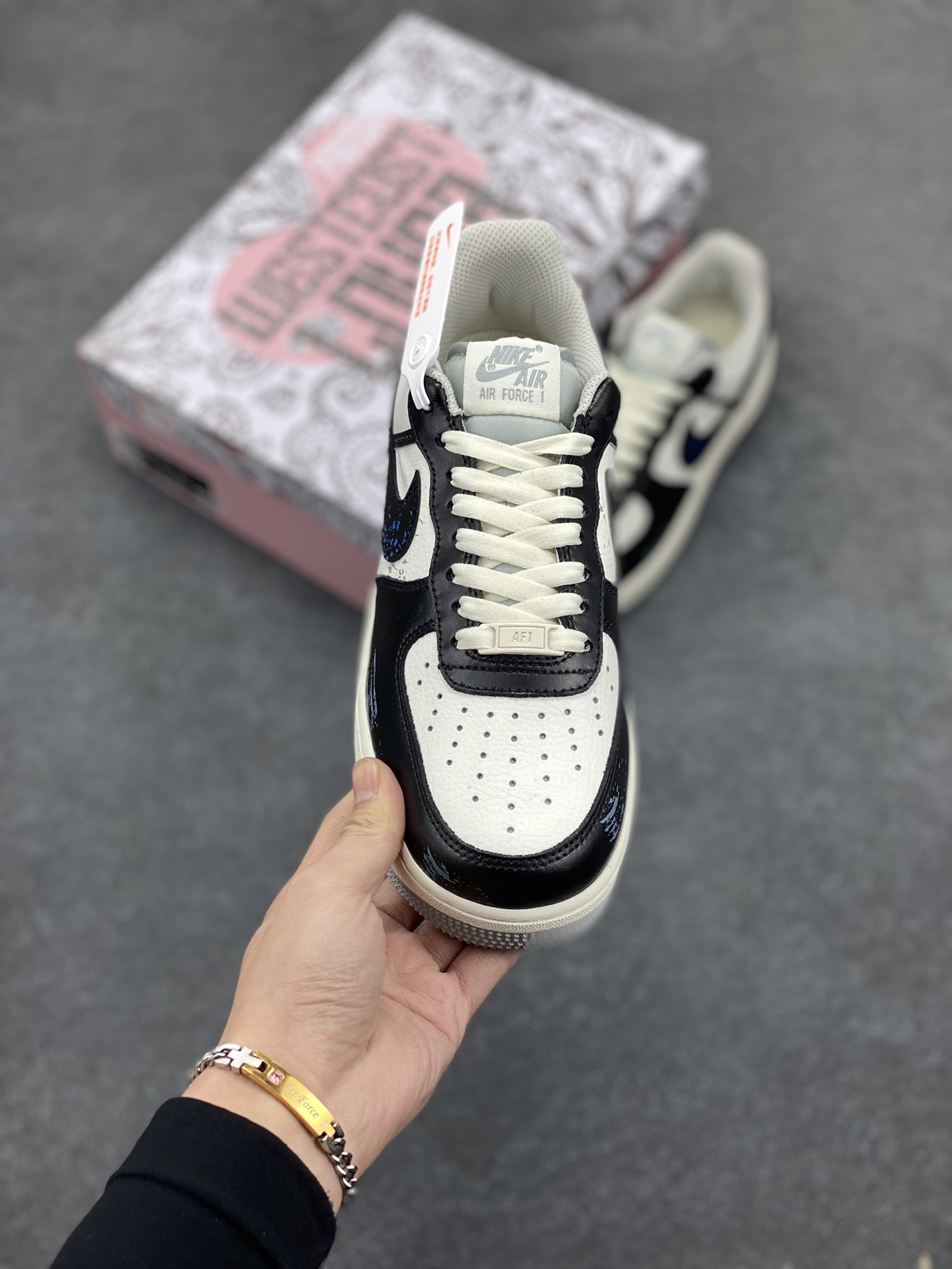 图片[2]-Nike Air Force 1 Low’07 西海岸配色 空军一号低帮休闲板鞋 定制皮料 原厂3D打印 定制鞋盒 原楦原纸板 纯正空军版型 内置全掌气垫 货号：LT5986-920 尺码：36 36.5 37.5 38 38.5 39 40 40.5 41 42 42.5 43 44 44.5 45-选品中心