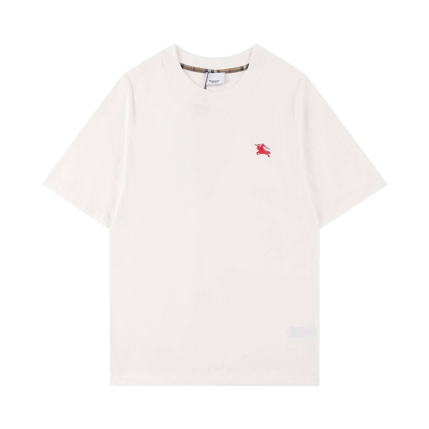BBR Burberry* Camiseta de manga corta nueva para primavera/verano 2025SS, con bordado del jinete a caballo en el pecho …