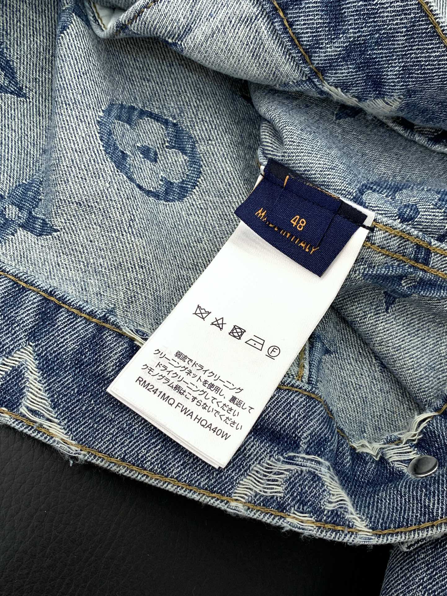 ，LouisVuitton 路易威登，2025春季最新款，专柜同步有售，原单狠货，时尚休闲牛仔外套，上身