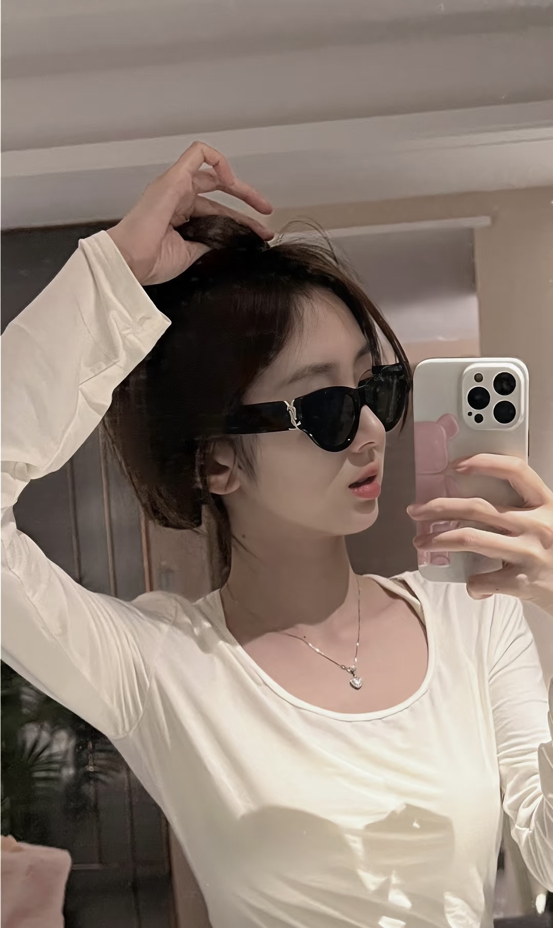  ROSE 娜扎同款
Saint Lauren* 
Mod：SL M94
Size：53-20-145
