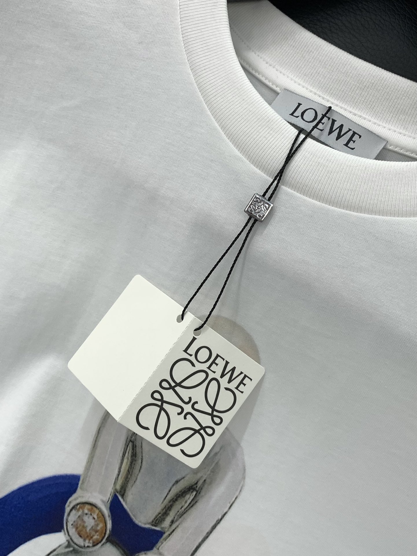 ，Loewe 罗意威，2025春夏最新款，时尚休闲圆领短袖T恤，原单狠货，简约舒适，版型不挑人，采用进口