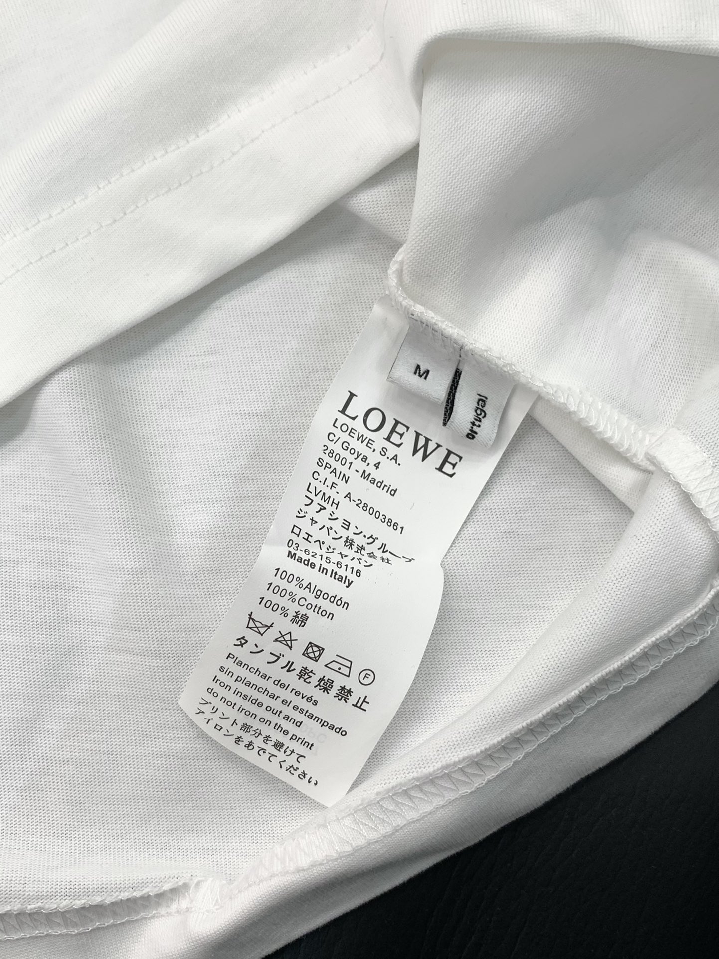 ，Loewe 罗意威，2025春夏最新款，时尚休闲圆领短袖T恤，原单狠货，简约舒适，版型不挑人，采用进口