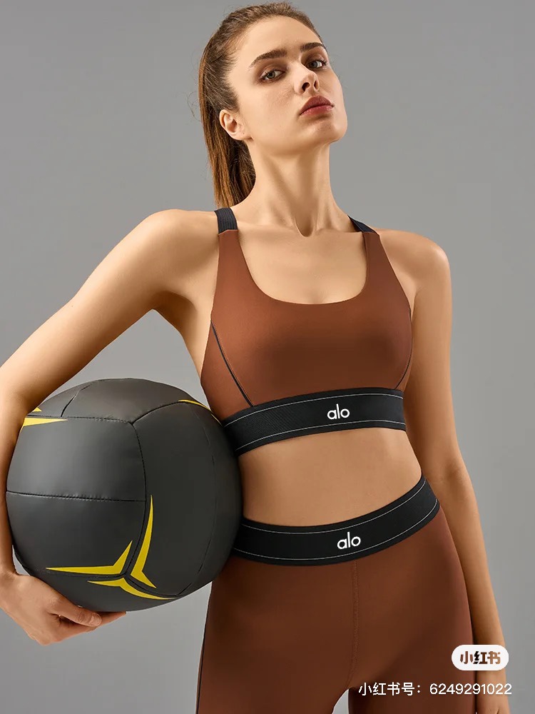 NO:316219,Model number D24121853 Aloyoga new style letter logo printed webbing spliced ​​Y-shaped back fashionable versatile suspender vest top!  brown, gray, black, white, alexander wang19860909款号D24121853 Aloyoga新款 字母logo印花织带拼接Y字背时尚百搭吊带背心上衣！咖色、灰色、黑色、白色、,,,alexander wang,Women's clothing