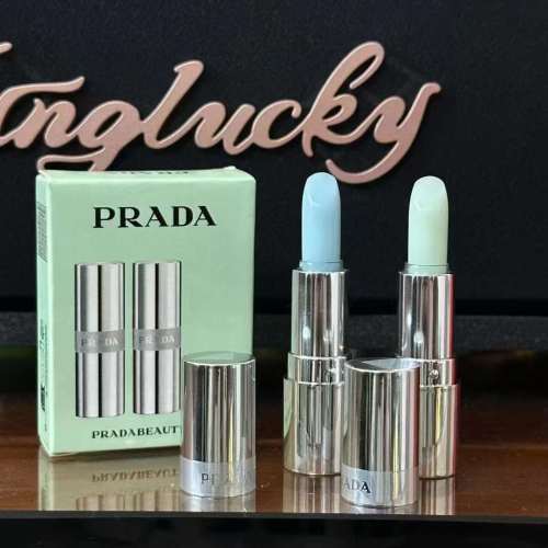 Prada Lipstick Mini Set - U000 & U001 - Two-Piece Collection, High-Quality 1 Prada Lipstick Mini Set - U000 & U001 - Two-Piece Collection, High-Quality