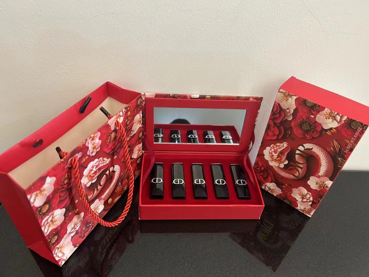 Dior Snake Year Limited Edition Lipstick Mini Set - 5 Velvet Shades 3 a1737035409597 0478