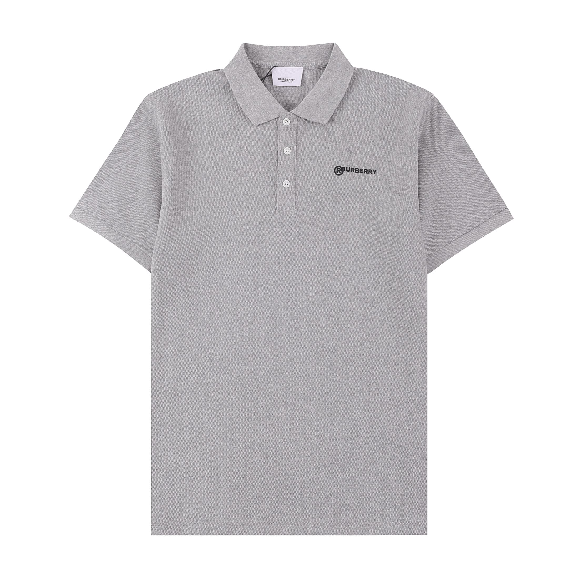 BBR Burberry* Polo con cuello nuevo para primavera/verano 2025SS, con logo de letras en el pecho y letras inglesas en l…