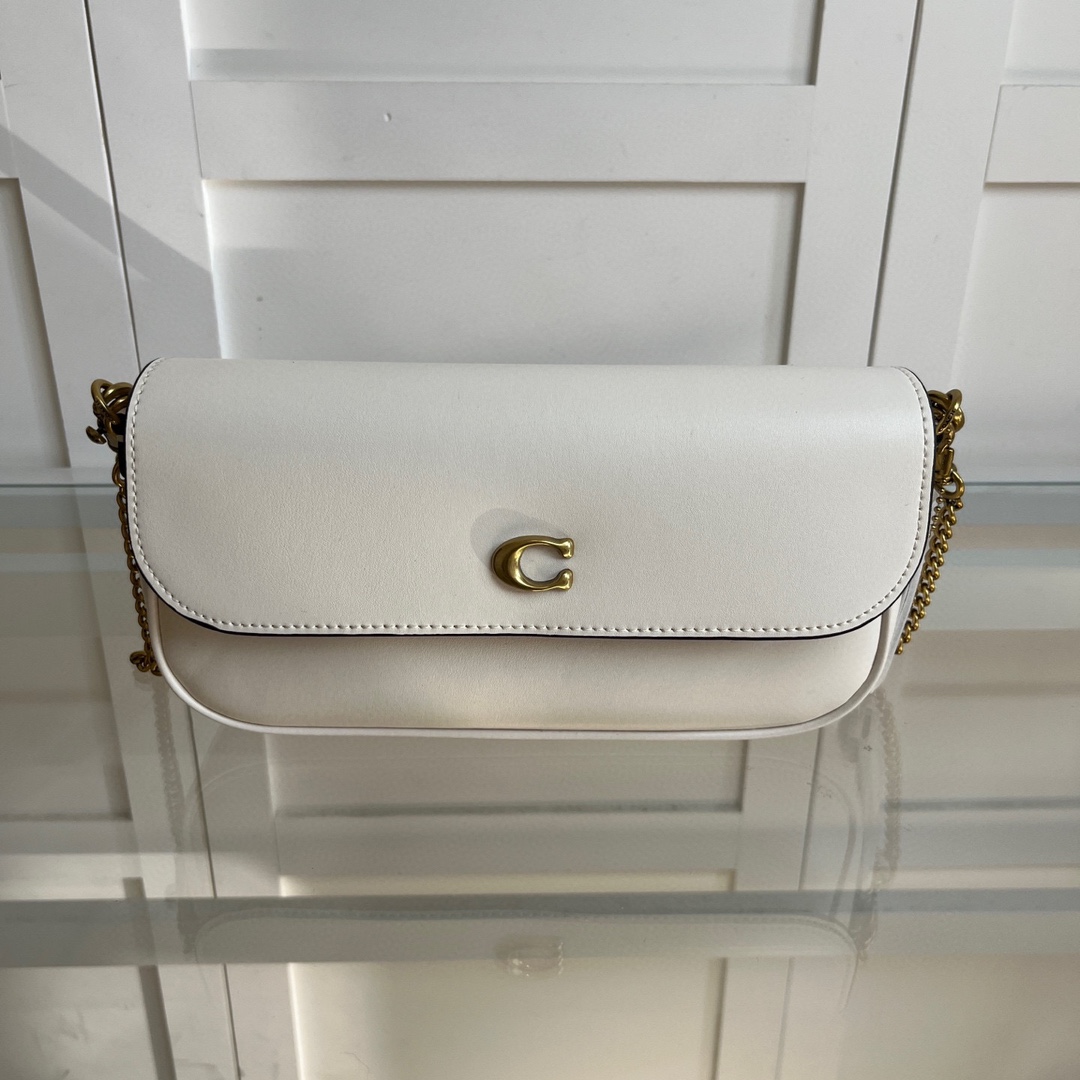 COACH new women's bag, new product BROOK flap chain bag. Size: 23.5*12*4.3 cm. image 1