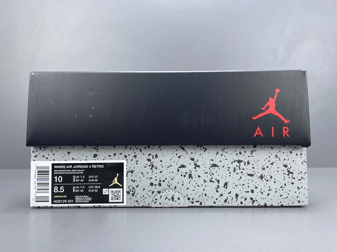 
【OG版 AJ4】Jordan Air Jordan 4 “Orchid” 耐磨 中帮 复古篮球鞋  