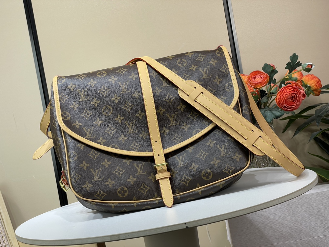 批 顶级原单复刻独家实拍📷【SAUMUR 中号中古手袋 】M42254 ...