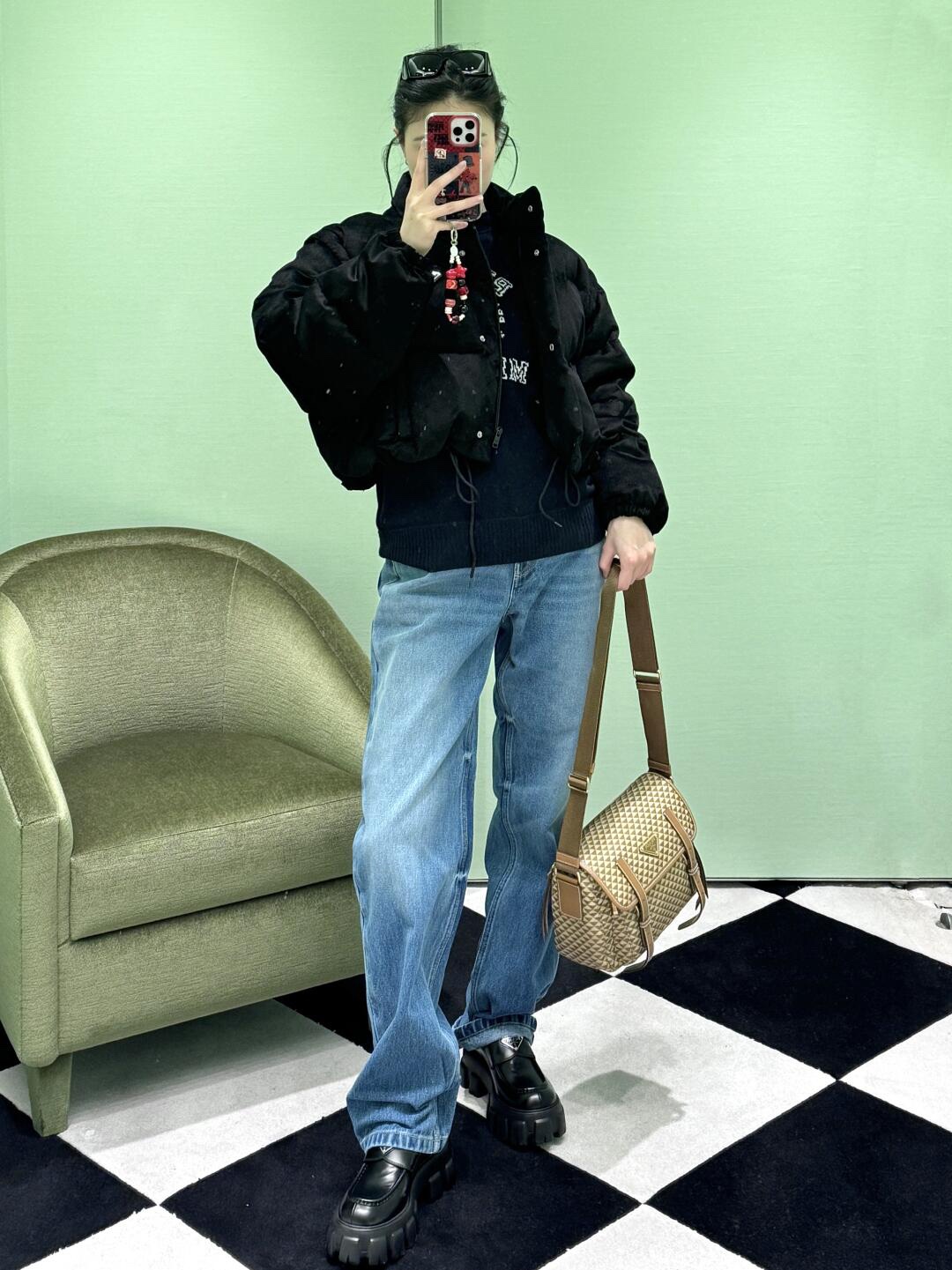 NO:384210,Symbols postage bag, prada, prada19860909Symbols邮差包,普拉达,prada,Bag