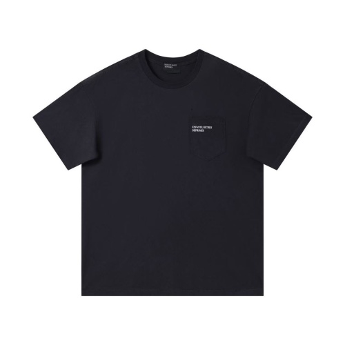 Enfants Riches Déprimés T-shirt Gris-Bleu avec Poche et Slogan 1 Enfants Riches Déprimés T-shirt Gris-Bleu avec Poche et Slogan