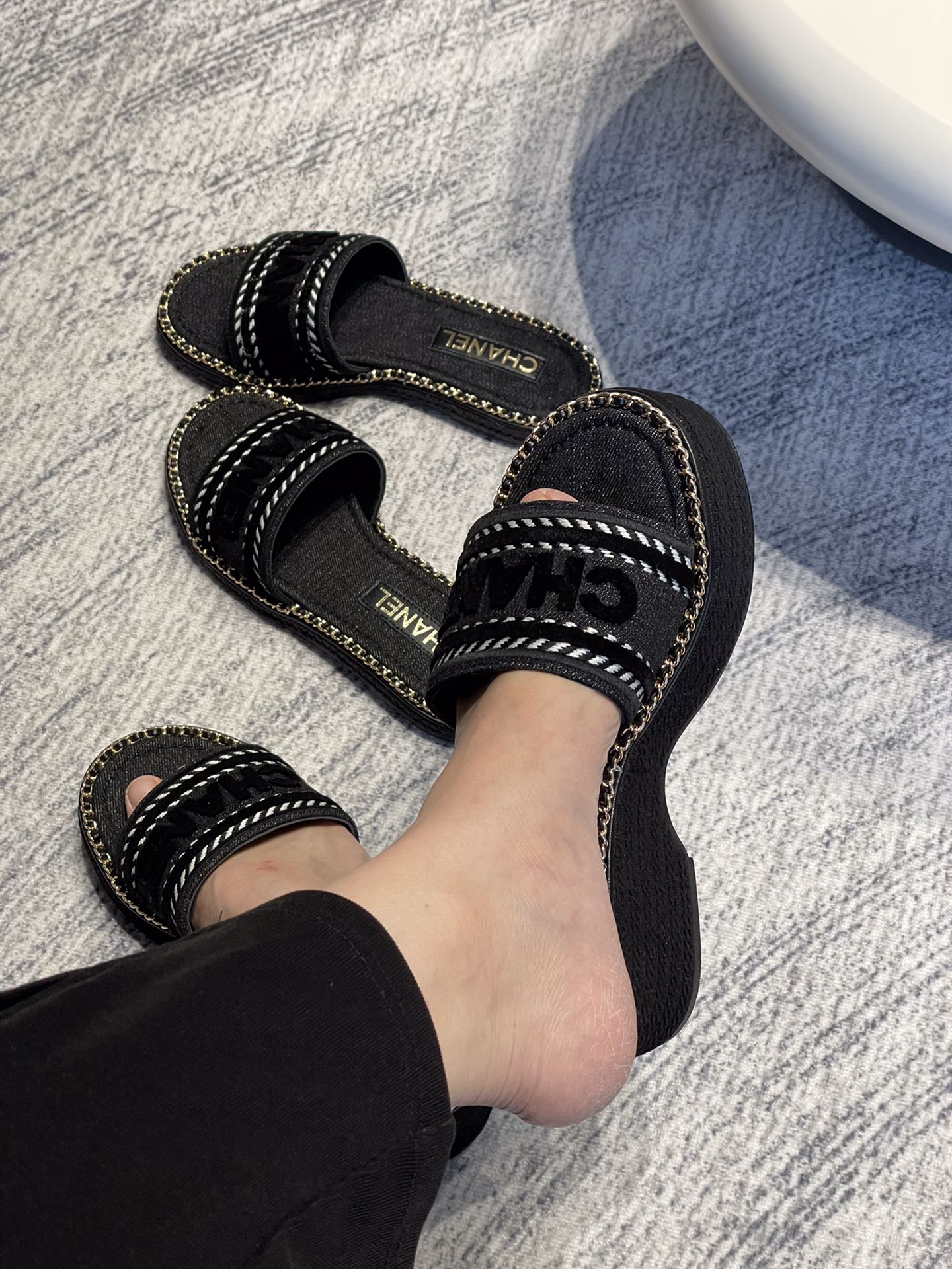 NO:172899,foot pictures, slippers, slippers19860909上脚图,拖鞋,slippers,Women's Shoes