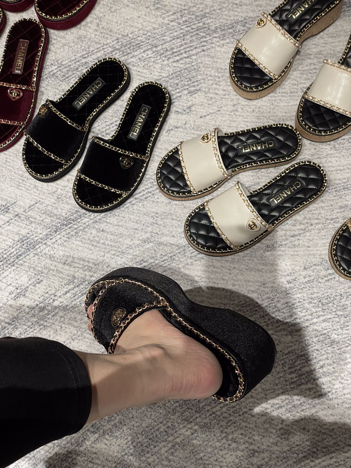 NO:172874,foot pictures, slippers, slippers19860909上脚图,拖鞋,slippers,Women's Shoes