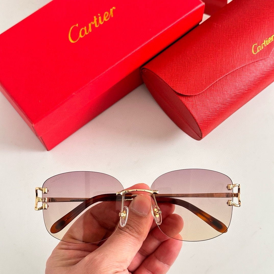 ‼️原版 Cartier 
MODELCT0032RS  
SAZE：52-19-145