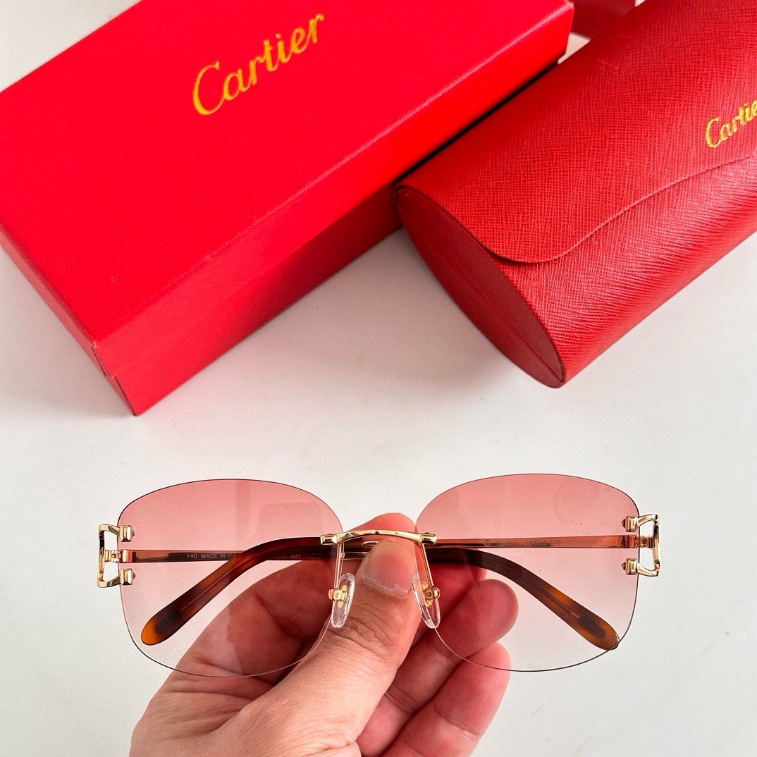 ‼️原版 Cartier 
MODELCT0032RS  
SAZE：52-19-145