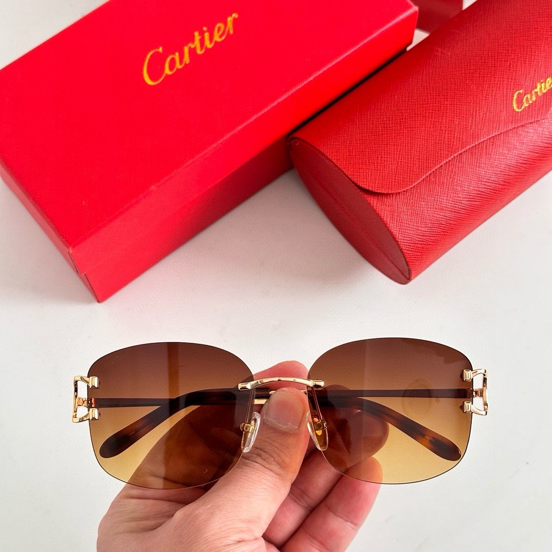‼️原版 Cartier 
MODELCT0032RS  
SAZE：52-19-145