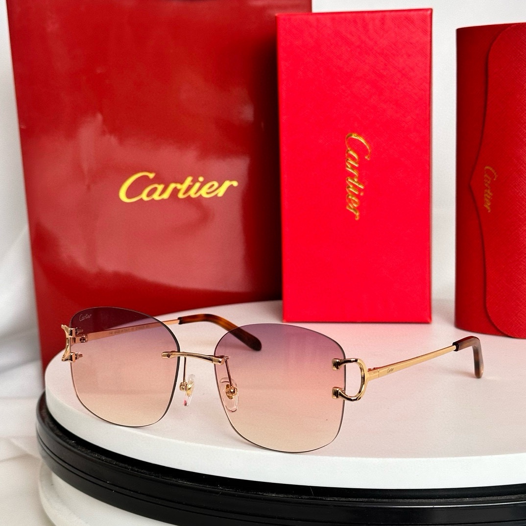 ‼️原版 Cartier 
MODELCT0032RS  
SAZE：52-19-145